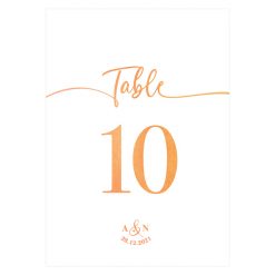 Carte numéro et nom de table de Mariage imprimé et ...