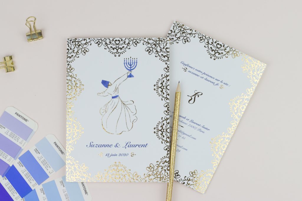 Faire part mariage juif et soufi : le mélange de deux cultures