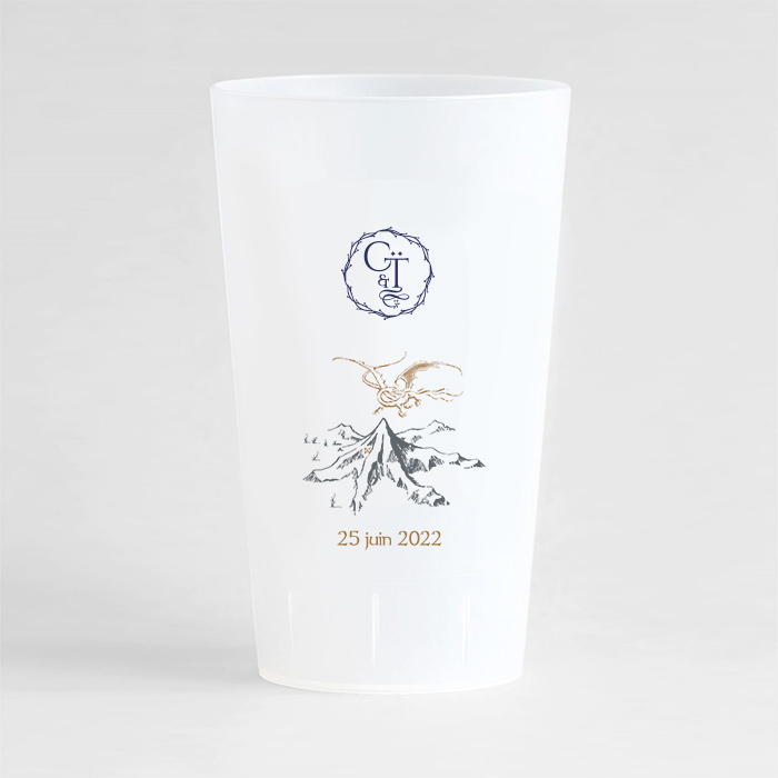 Gobelet mariage Seigneur des anneaux